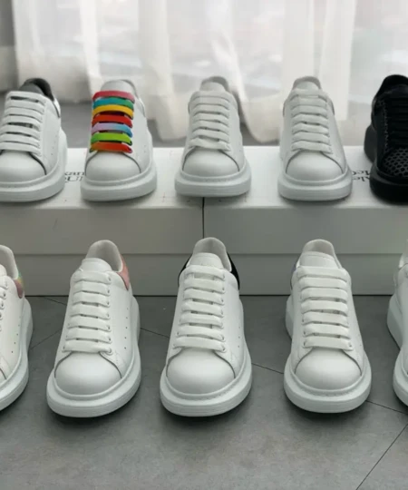 Alexander McQueen's iconic sneakers white shoes (2)