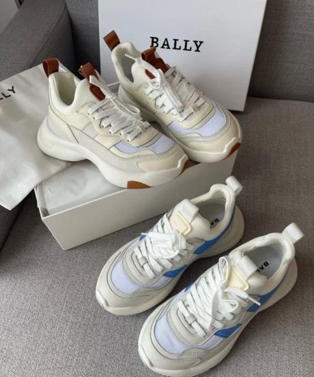 BALLY DUNE lace-up color-blocking daddy shoes sport shoes (2)