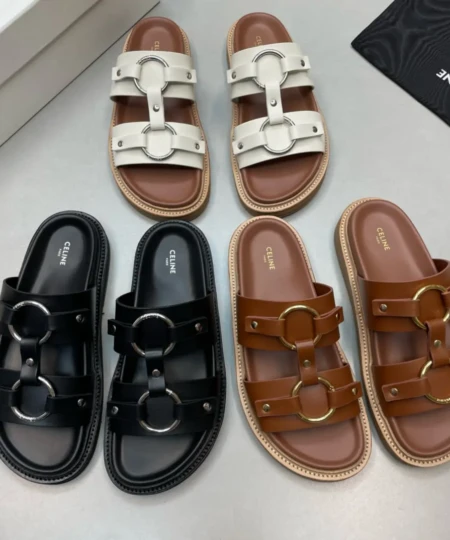 CELINE's latest thick-soled Roman sandals (2)