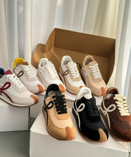 LOEWE Suede Nylon Fluid Sneakers factory wholesale (3)
