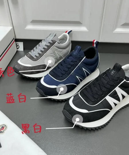 Moncler 2025 SpringSummer Pacey Series Men’s Sneakers (20)