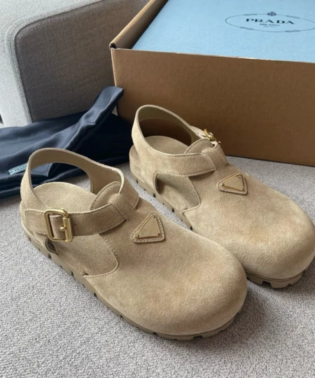 Prada New Triangle Birken Sandals (3)