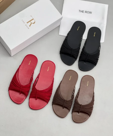 TheRow new thin-banded condensed slippers flip flops (1)
