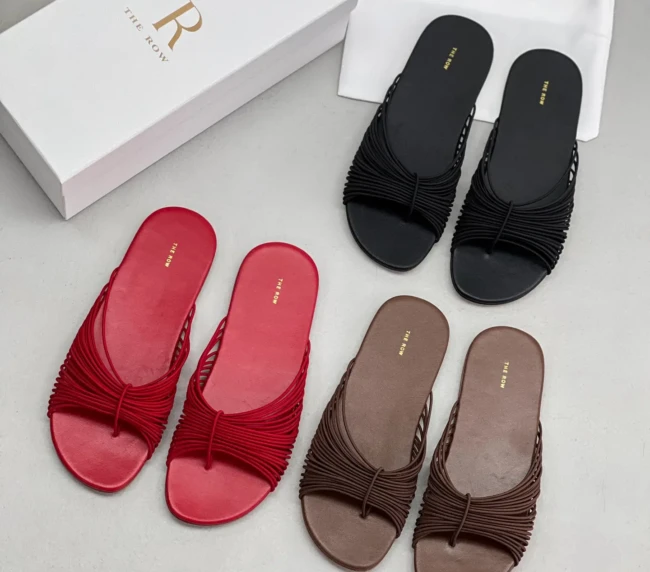 TheRow new thin-banded condensed slippers flip flops (1)