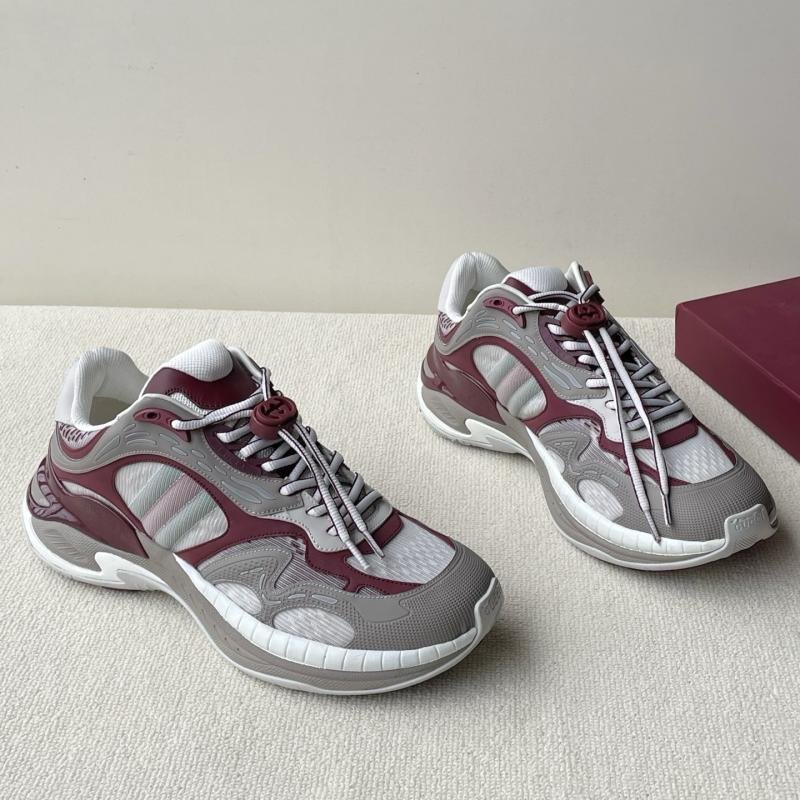 Gucci 2025 Counter Window Men's Business Contrasté Color Sports Casual Sports Shoes