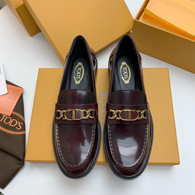 Tod's Todds 2025 new retro t -t moccasins with small channel