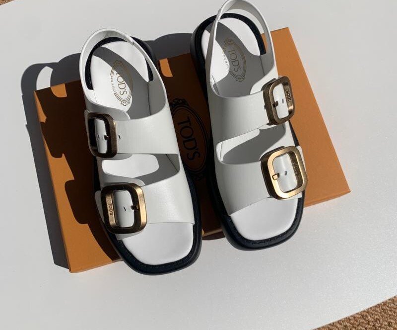Tod's Todds spring and summer new thick bean sandals