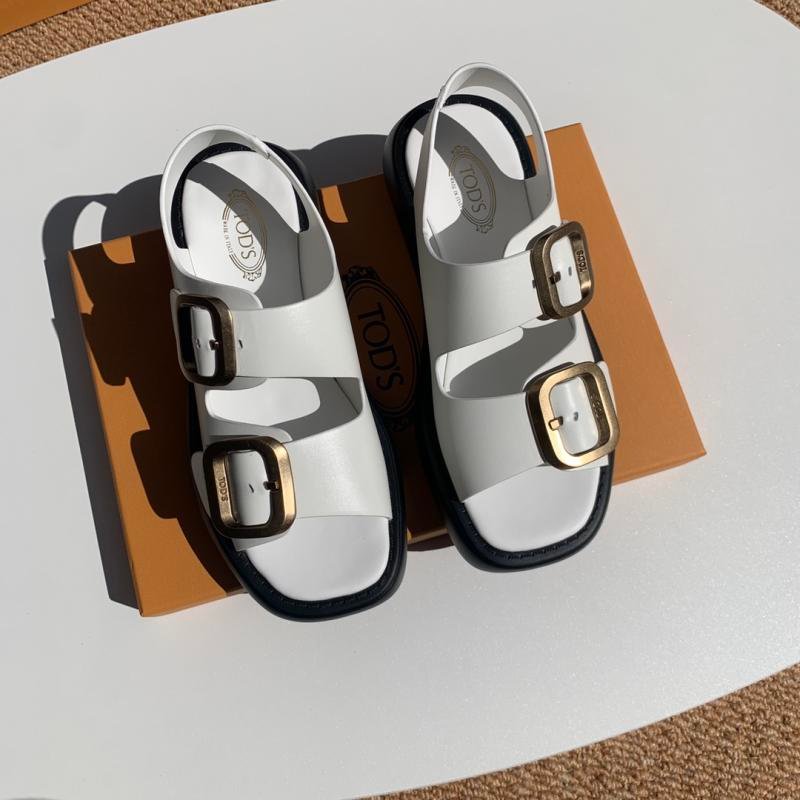 Tod's Todds spring and summer new thick bean sandals