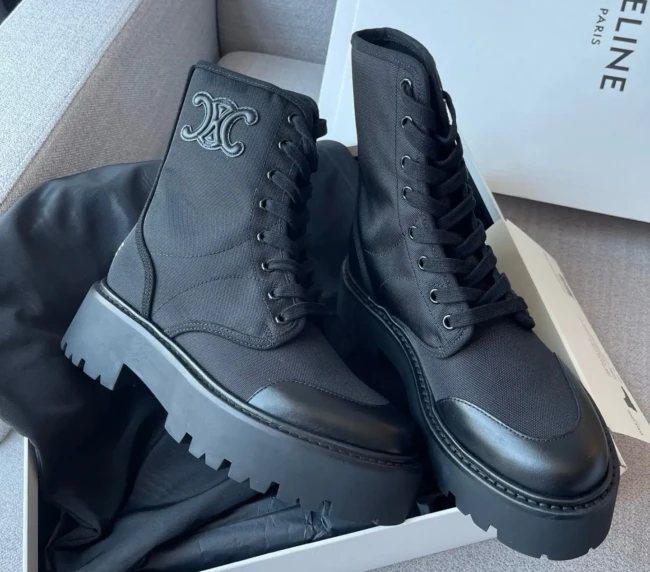 Celine lace-up boots martin boots (4)