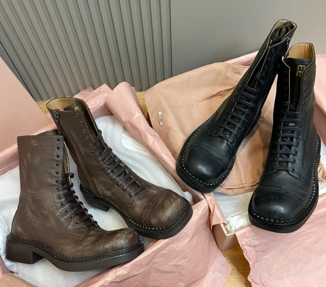  Miu Miu AutumnWinter show-style riding boots (2)