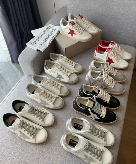 GGDB's latest 2025 Star Shoes, classic distressed lace-up sneakers (3)