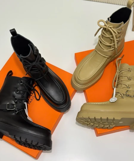Hermès' ultra-classy motorcycle-inspired belt-buckle boots (3)