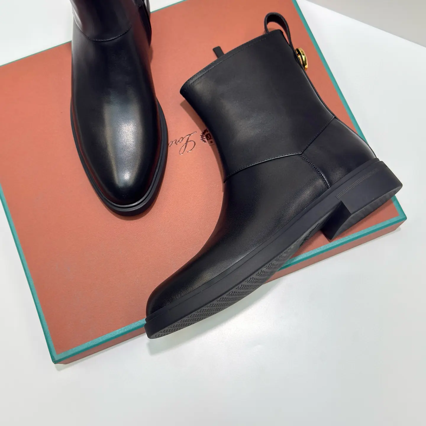 Loro Piana's new Chelsea boots 11 replica factory whole saler (8)