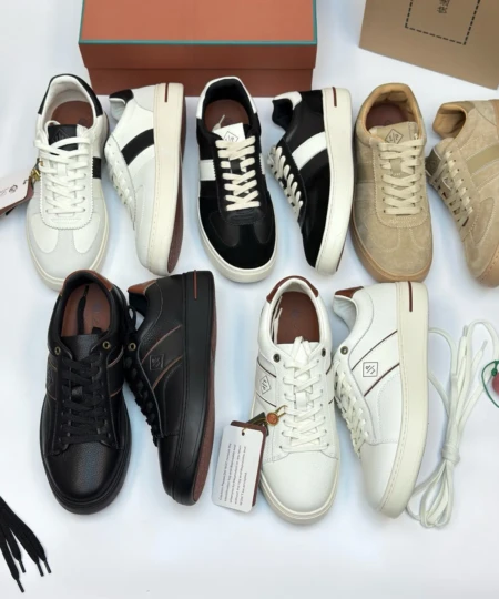 loro piana Trainer Shoes a brand-new low-top sneaker with a covered sole (2)