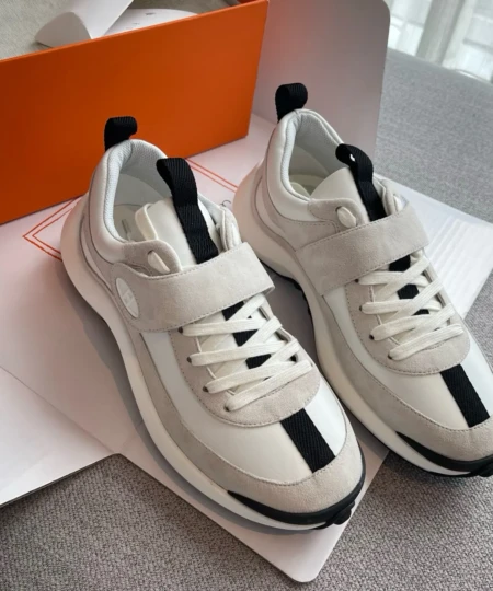 Purchasing-quality HERMES 𝟐𝟎𝟐𝟓 Loop Sneakers (3)