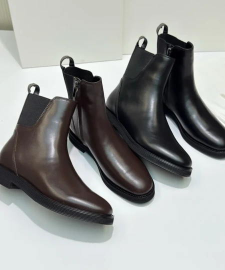 The Row flat mid-calf boots minimalist and sophisticated (4)