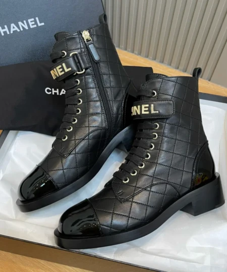 Top-quality CH Chanel's latest biker boots Super cool (5)