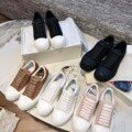 Alexander McQueen 2025 new thick-soled woven casual shoes