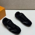 LV Louis Vuitton Rally sneakers men’s cowhide mesh casual shoes