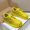 Loewe Luo Yiwei 2025 autumn and winter new Jambo retro British style couple white shoes