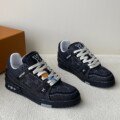 The new LV Trainer casual denim sneakers for men from Louis Vuitton