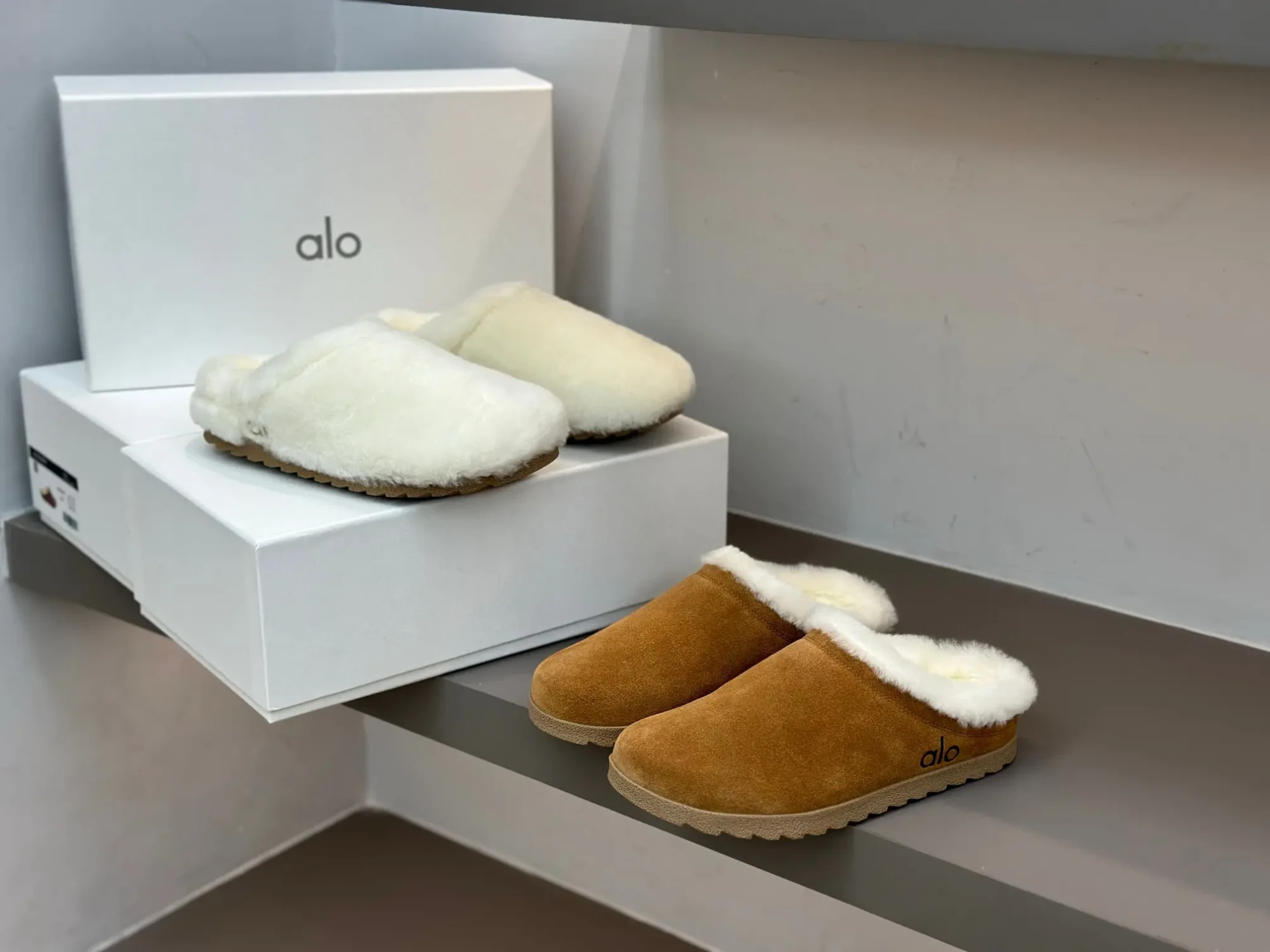 ALO Birkenstock wool cloud slippers factory wholesale (21)