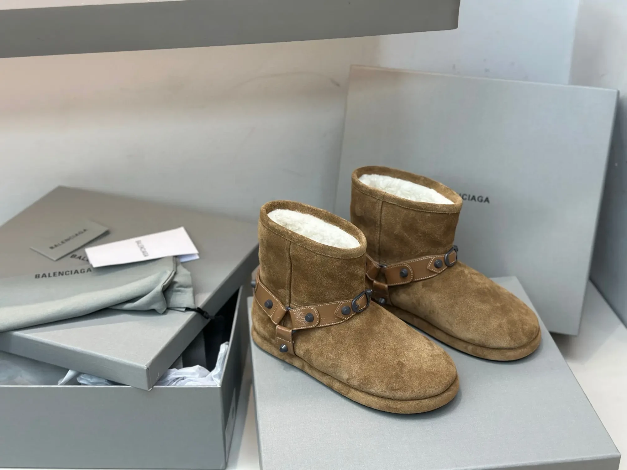 BALENCIAGA* Fall/Winter New Wool Ankle Boots 13 BALENCIAGA FallWinter New Wool Ankle Boots (12)