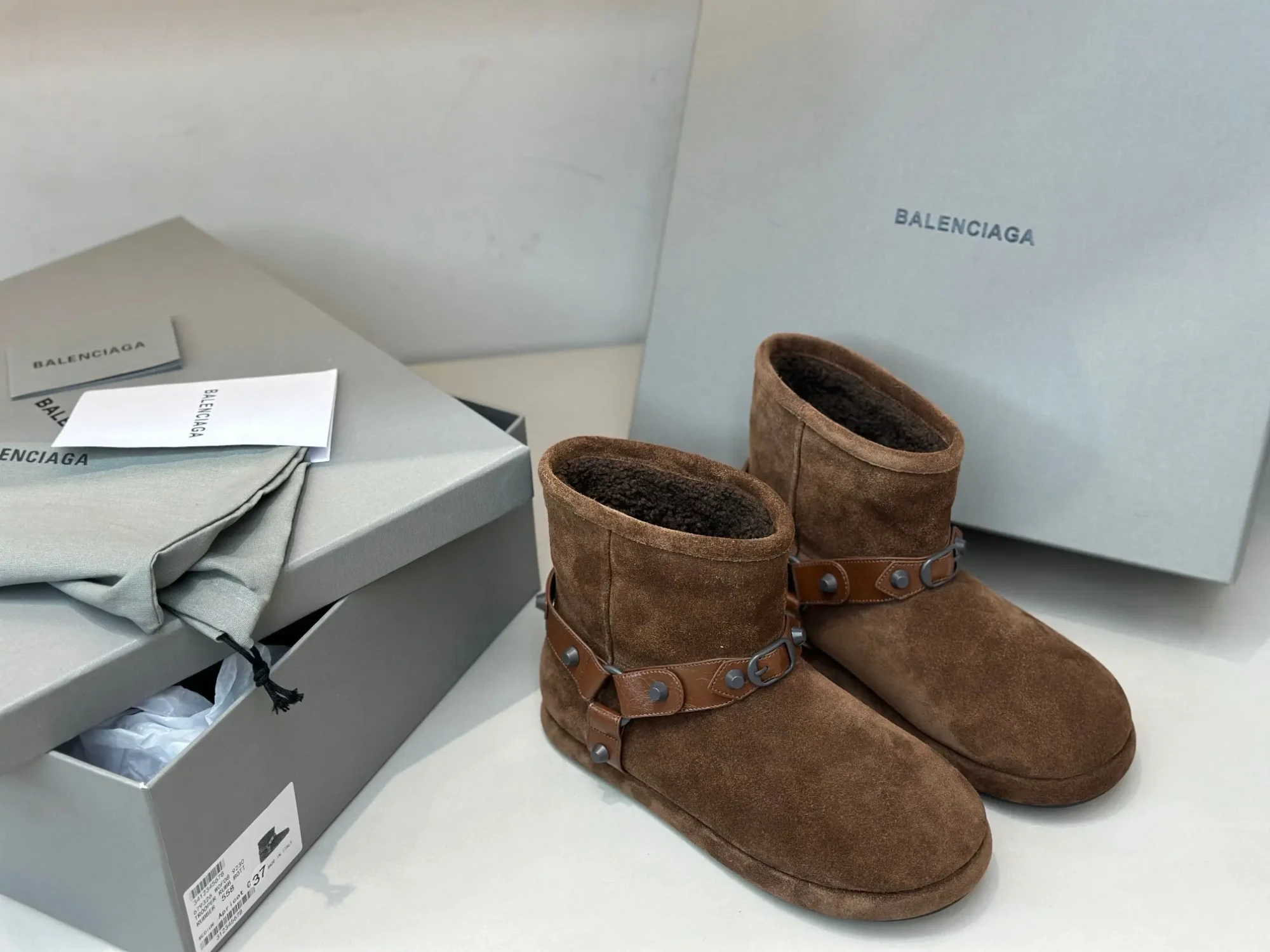 BALENCIAGA* Fall/Winter New Wool Ankle Boots 24 BALENCIAGA FallWinter New Wool Ankle Boots (23)
