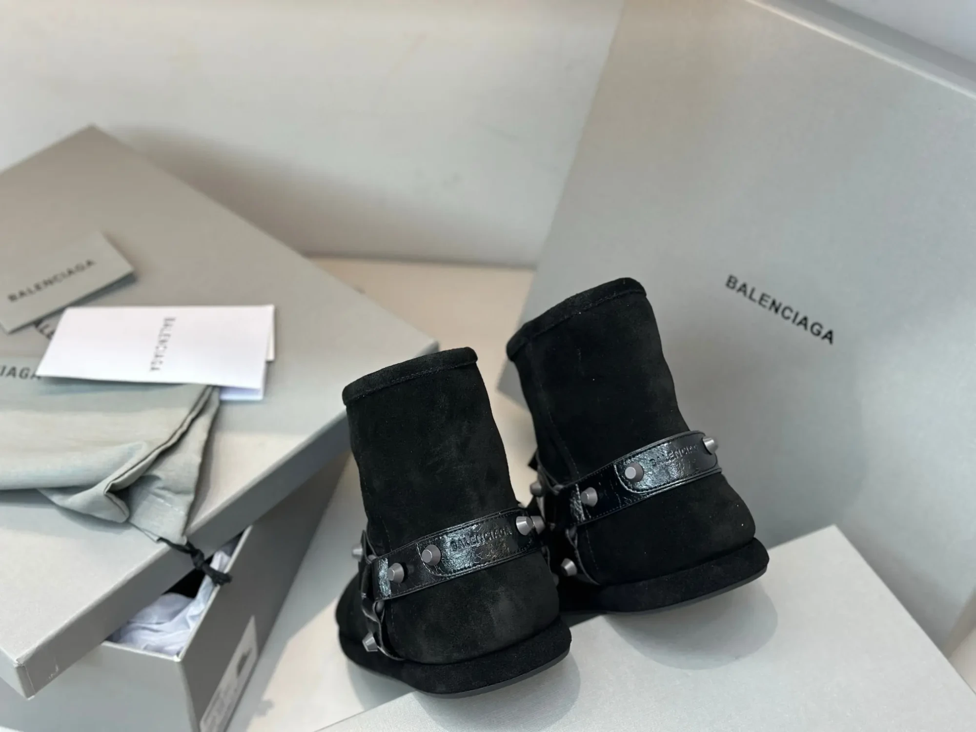 BALENCIAGA* Fall/Winter New Wool Ankle Boots 9 BALENCIAGA FallWinter New Wool Ankle Boots (8)