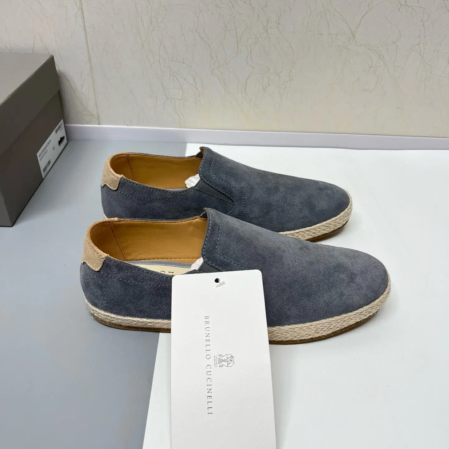 Brunello Cucinelli slip-on elk suede casual sneakers 14 Brunello Cucinelli slip-on elk suede casual sneakers (14)