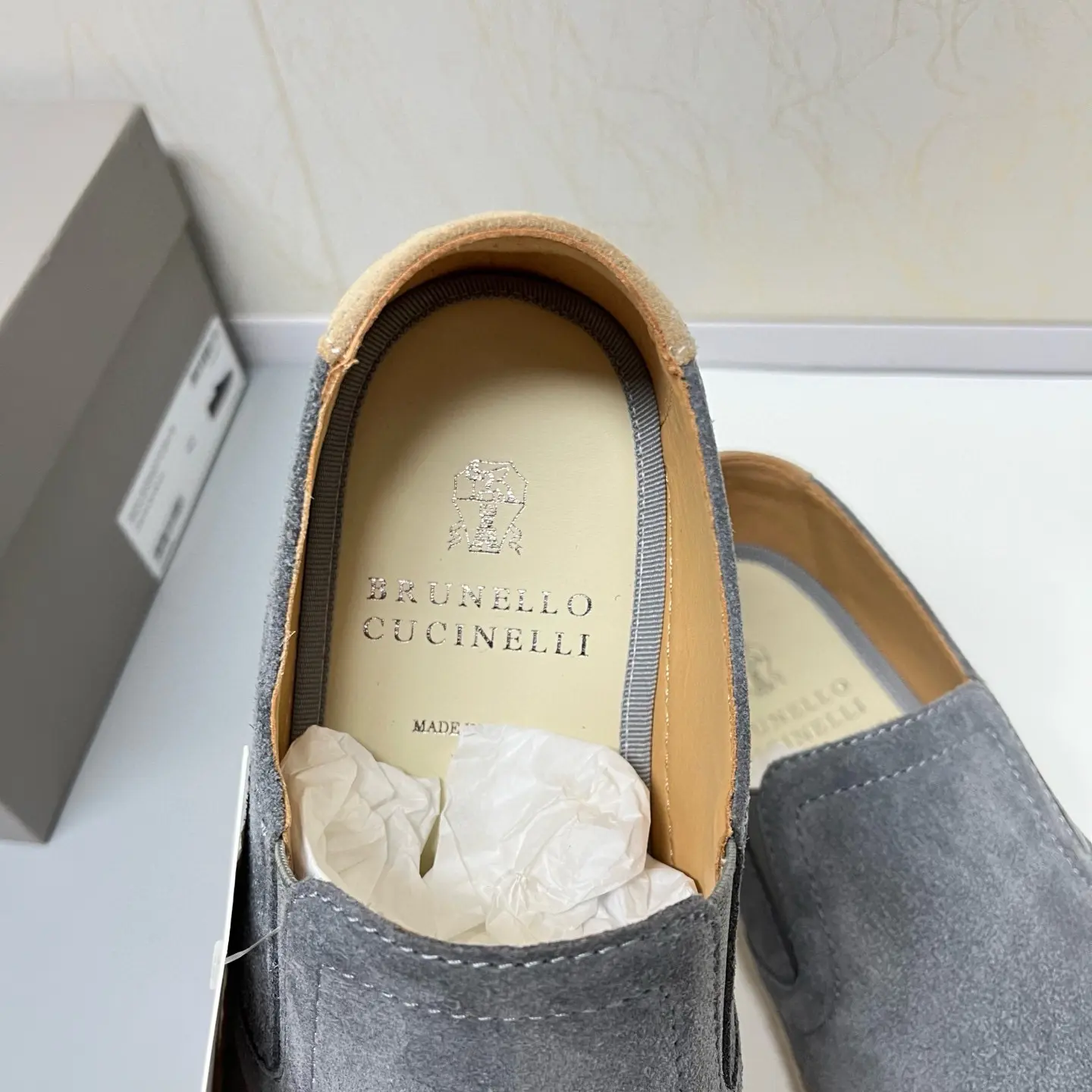 Brunello Cucinelli slip-on elk suede casual sneakers 16 Brunello Cucinelli slip-on elk suede casual sneakers (16)
