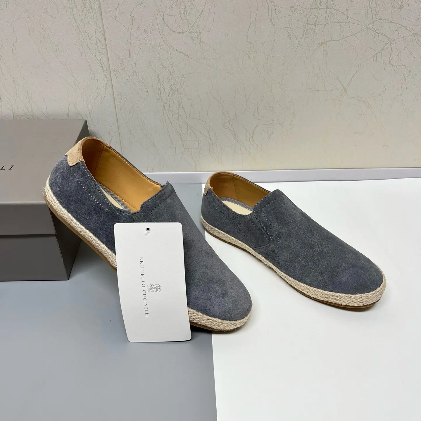 Brunello Cucinelli slip-on elk suede casual sneakers 17 Brunello Cucinelli slip-on elk suede casual sneakers (17)