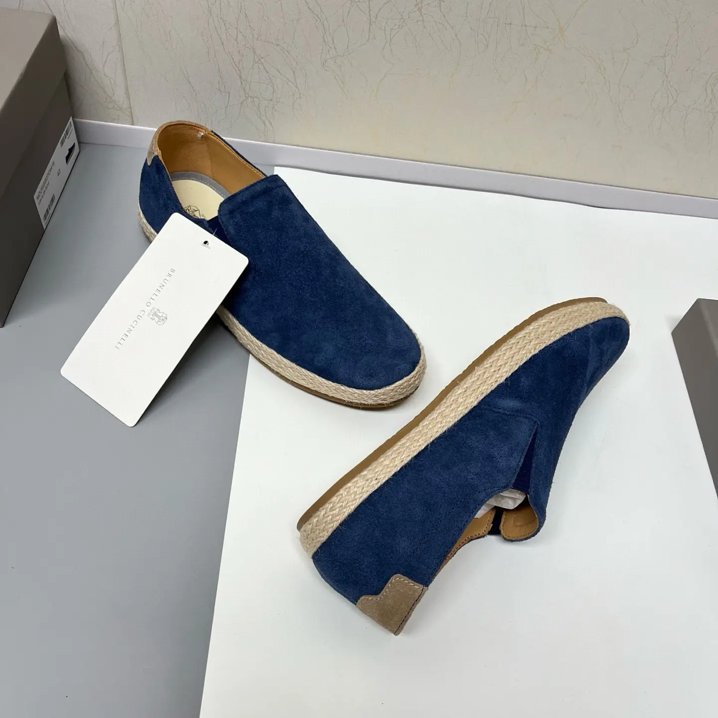 Brunello Cucinelli slip-on elk suede casual sneakers 25 Brunello Cucinelli slip-on elk suede casual sneakers (25)