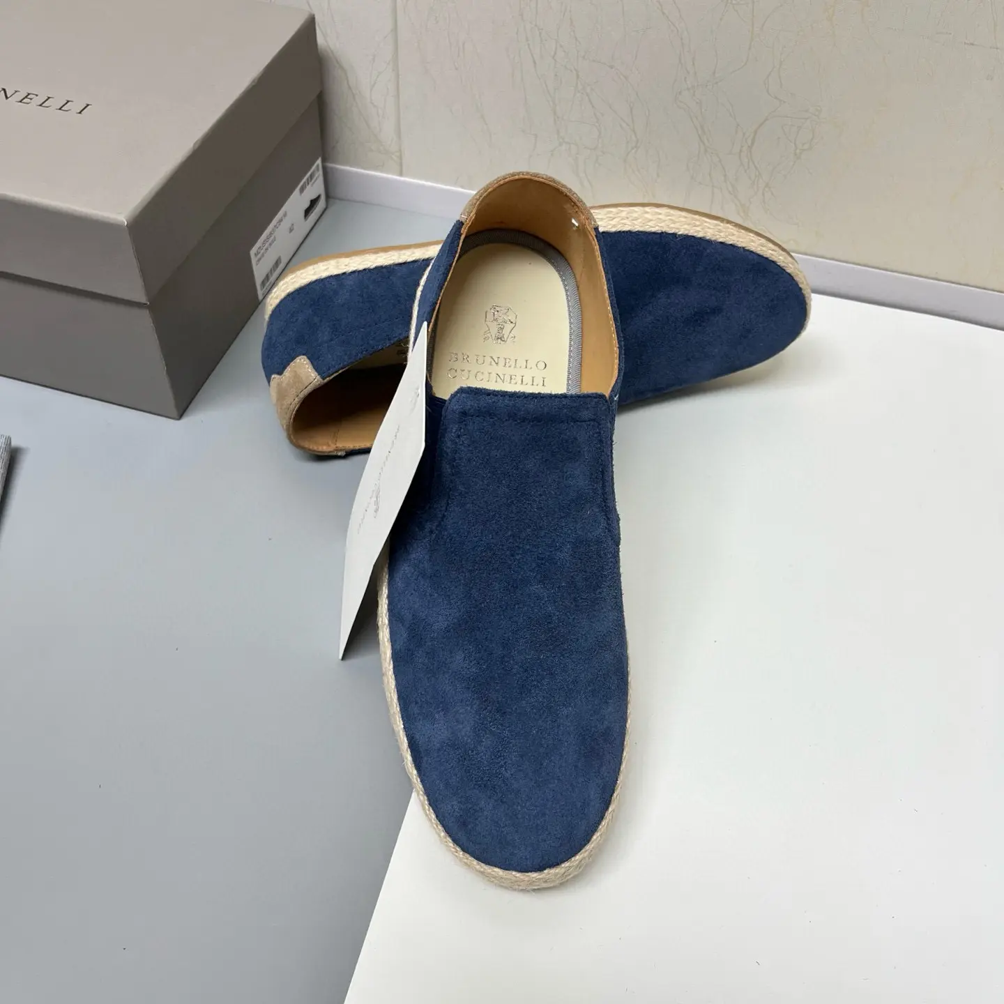 Brunello Cucinelli slip-on elk suede casual sneakers 26 Brunello Cucinelli slip-on elk suede casual sneakers (26)