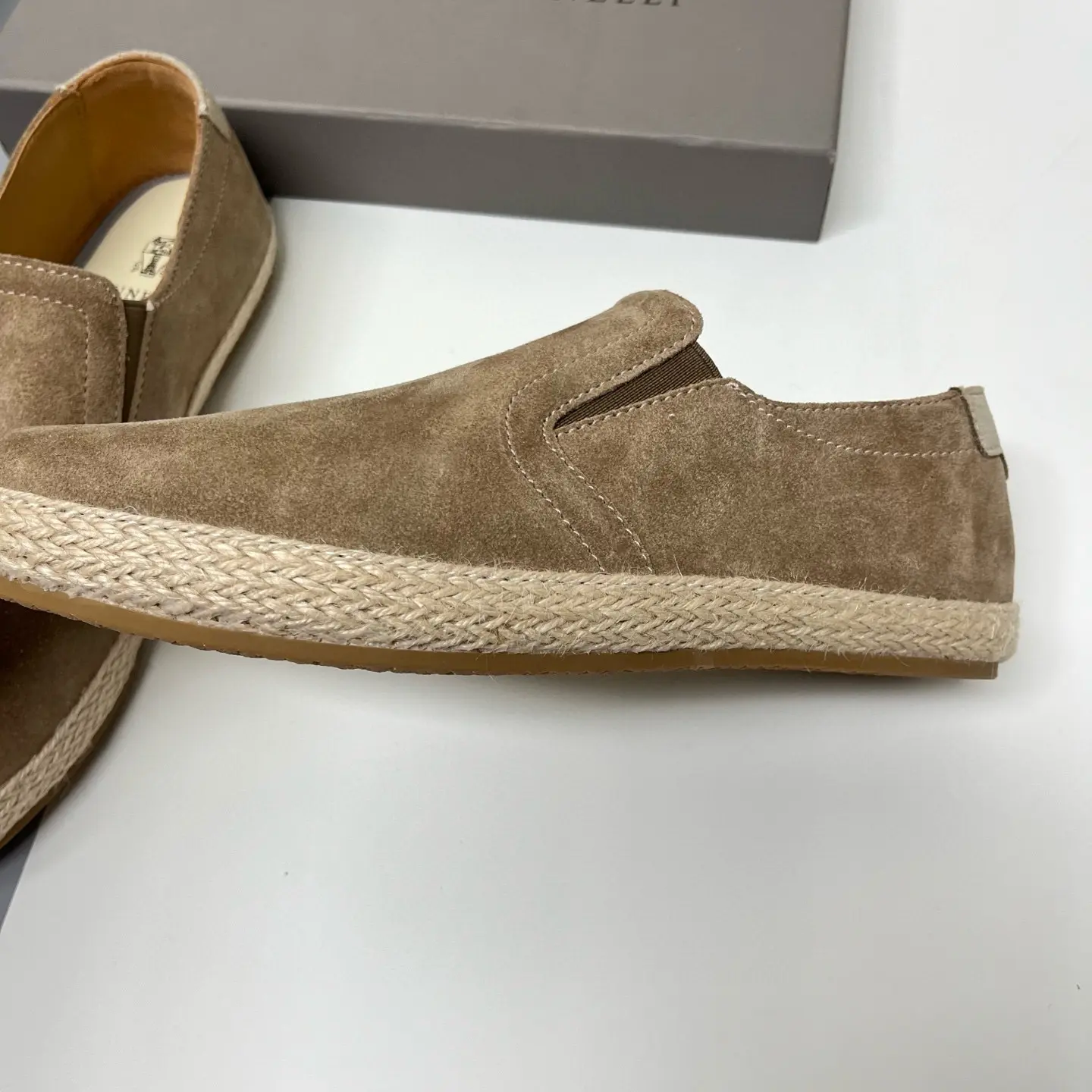 Brunello Cucinelli slip-on elk suede casual sneakers 31 Brunello Cucinelli slip-on elk suede casual sneakers (31)