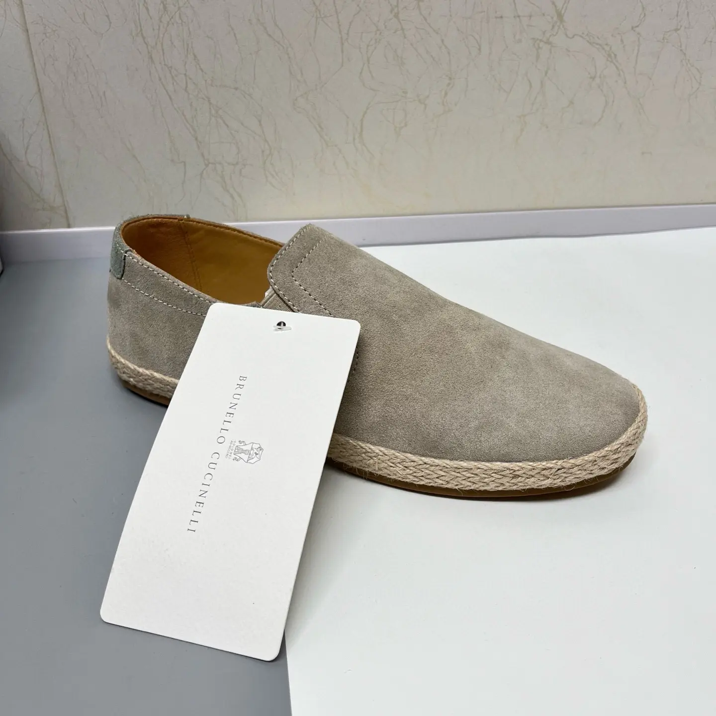Brunello Cucinelli slip-on elk suede casual sneakers 6 Brunello Cucinelli slip-on elk suede casual sneakers (6)