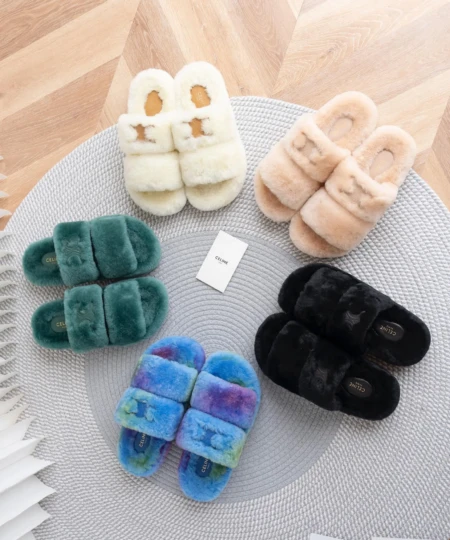 Luxe Shoes _ High Quality 1:1 Lux Shoes 15 Celine's new fall shearling slippers (1)