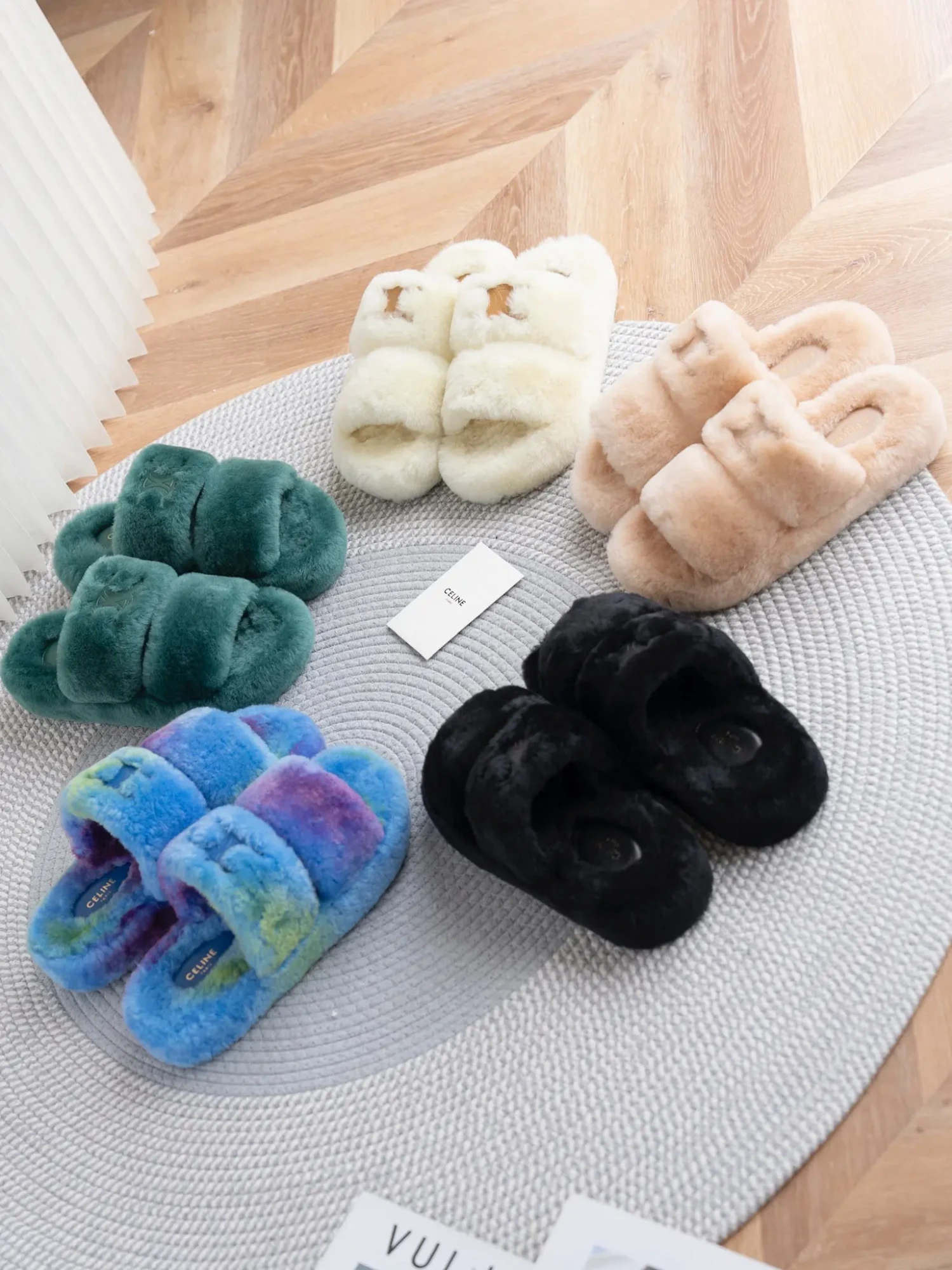 Celine's new fall shearling slippers 2 Celine's new fall shearling slippers (2)
