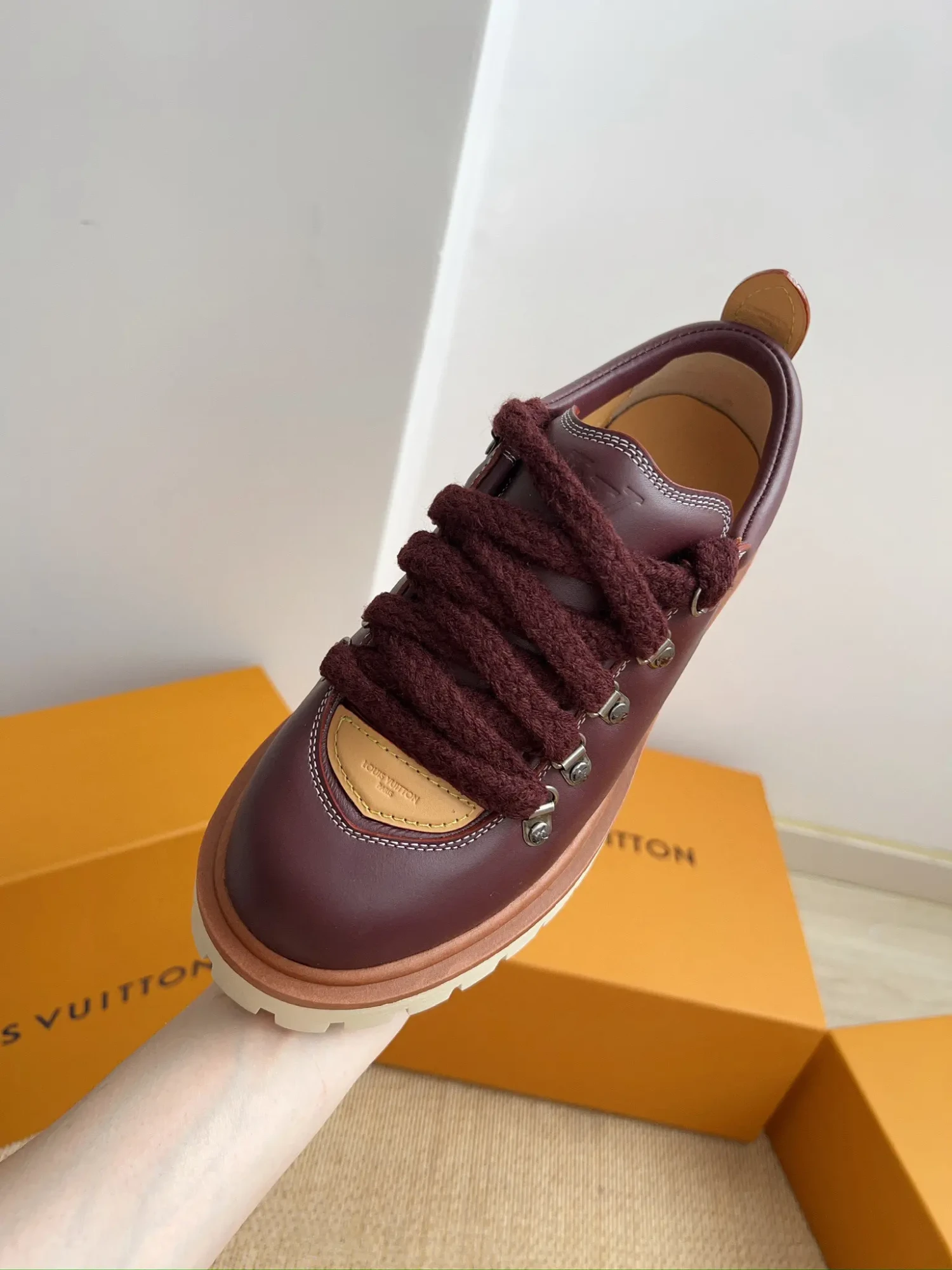 New LV/Louis Vuitton REMIX Big Toe Lace-Up Platform Loafers 8 New LVLouis Vuitton REMIX Big Toe Lace-Up Platform Loafers (8)