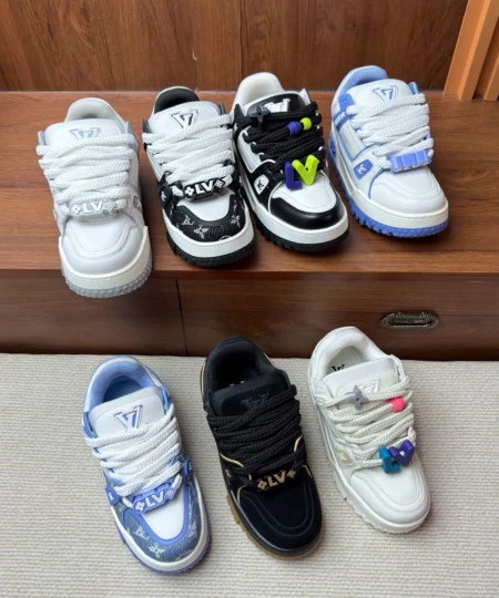 The ultimate LV Trainer Maxi platform sneakers and casual shoes, super-shopping-grade (3)
