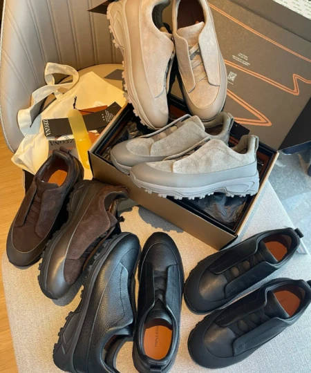 Zegna Triple Stitch™ Monte Luxury Casual Sneakers (1)