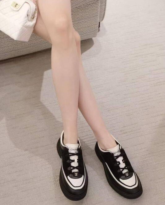 CHANEL Chanel 25B new autumn and winter lace-up sneakers