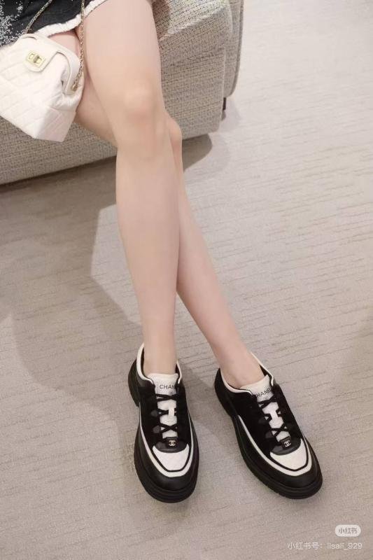 CHANEL Chanel 25B new autumn and winter lace-up sneakers
