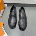 LV Louis Vuitton MAJOR new calfskin loafers with basketball pattern