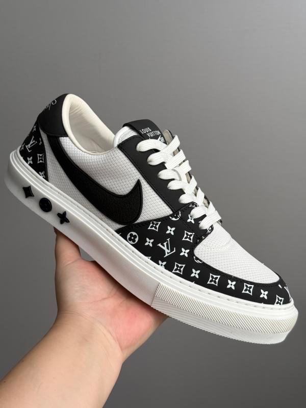 LV Louis Vuitton x Nike seam-joined sneakers