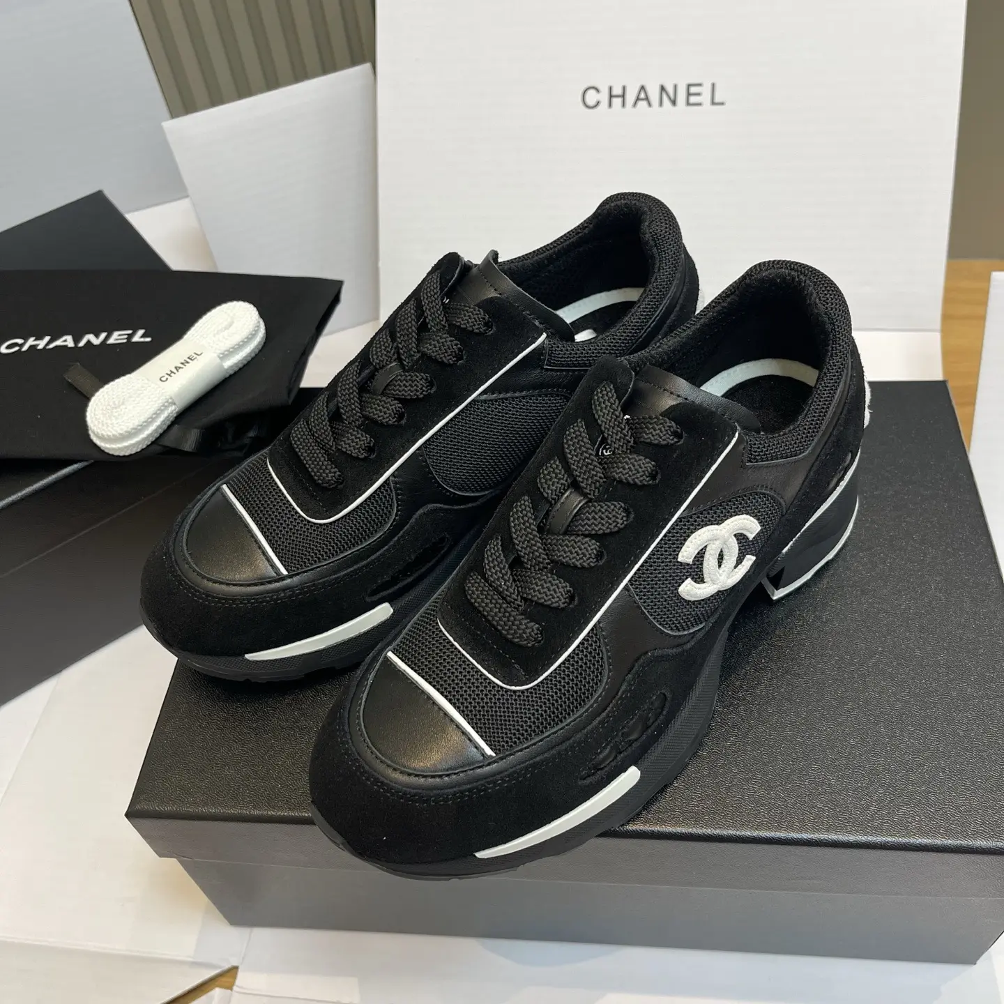 Chanel Low-Heeled Sneakers 15 Chanel Low-Heeled Sneakers (15)