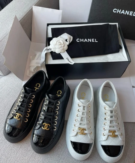High-quality imported Chanel new platform sneakers (2)