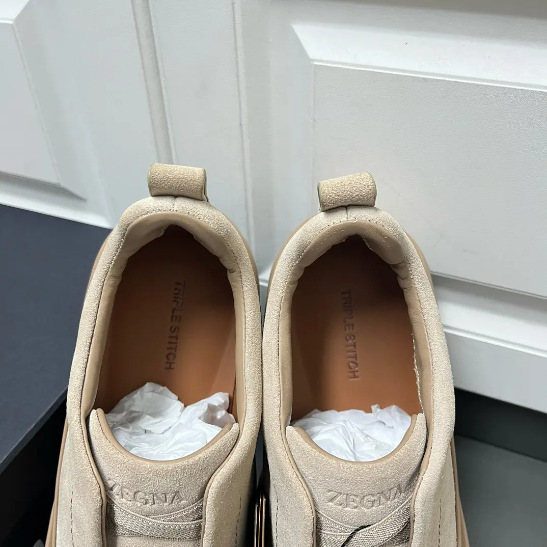 New ZEGNA Men's Triple Stitch™ Monte Luxury Casual Shoes in Suede 13 New ZEGNA Men's Triple Stitch™ Monte Luxury Casual Shoes in Suede (13)