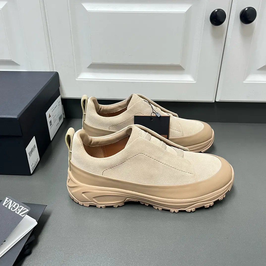 New ZEGNA Men's Triple Stitch™ Monte Luxury Casual Shoes in Suede 14 New ZEGNA Men's Triple Stitch™ Monte Luxury Casual Shoes in Suede (14)