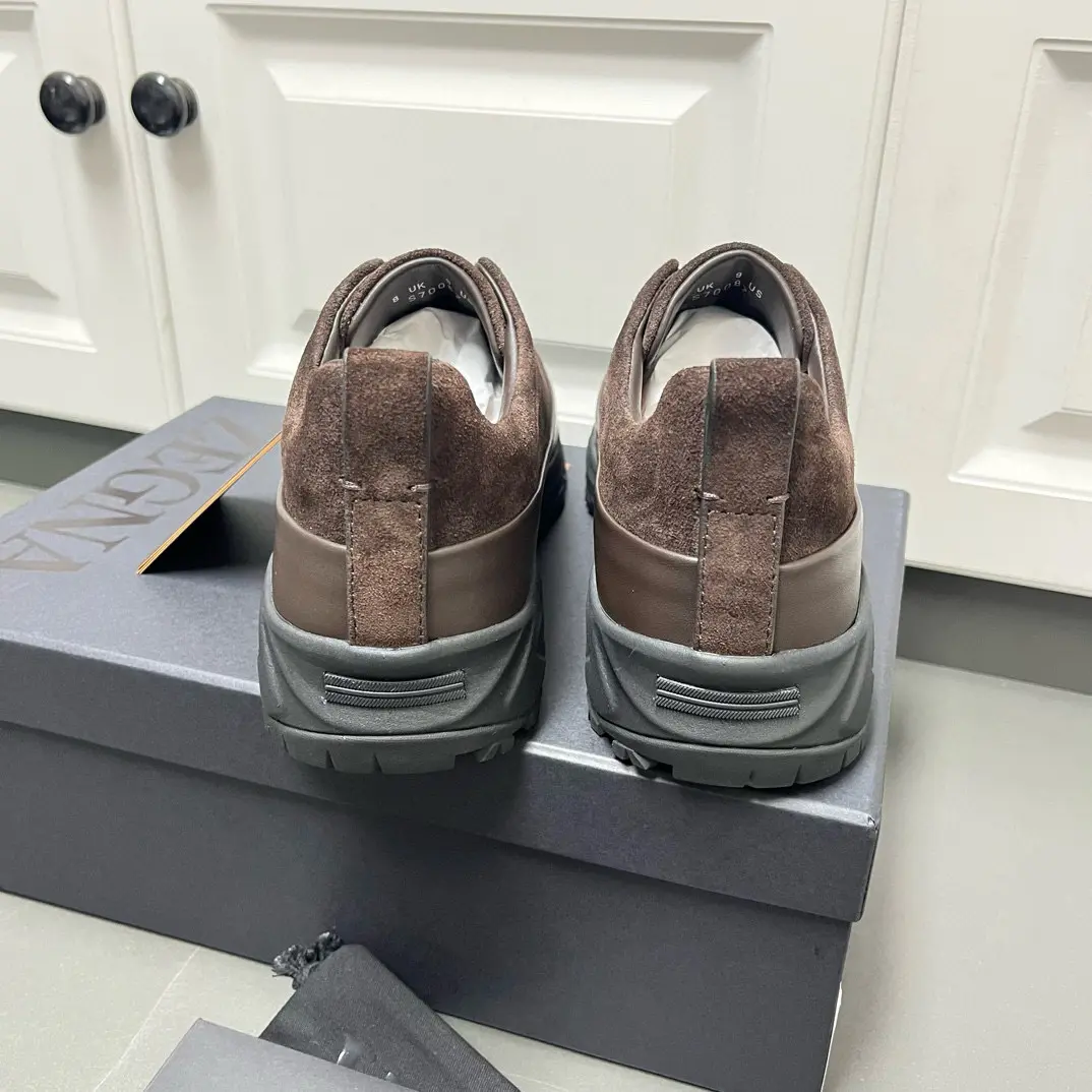 New ZEGNA Men's Triple Stitch™ Monte Luxury Casual Shoes in Suede 25 New ZEGNA Men's Triple Stitch™ Monte Luxury Casual Shoes in Suede (25)